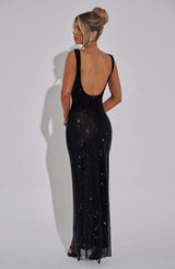 Fioreclo Petrine Maxi Dress in Black