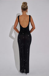 Fioreclo Petrine Maxi Dress in Black