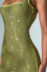 Fioreclo Petrine Maxi Dress in Olive