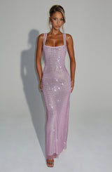 Fioreclo Petrine Maxi Dress in Pink