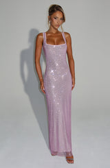 Fioreclo Petrine Maxi Dress in Pink