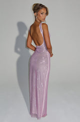Fioreclo Petrine Maxi Dress in Pink