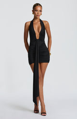 Fioreclo Rosella Mini Dress in Black