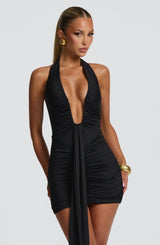Fioreclo Rosella Mini Dress in Black