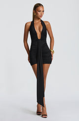 Fioreclo Rosella Mini Dress in Black