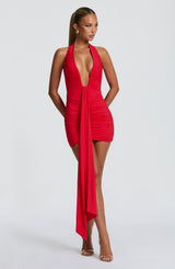 Fioreclo Rosella Mini Dress in Red