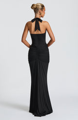 Fioreclo Rosetti Maxi Dress in Black