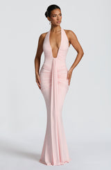 Fioreclo Rosetti Maxi Dress in Blush