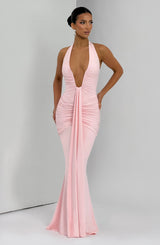 Fioreclo Rosetti Maxi Dress in Blush