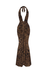 Fioreclo Rosetti Maxi Dress in Leopard Print
