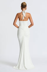 Fioreclo Rosetti Maxi Dress in White
