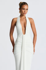 Fioreclo Rosetti Maxi Dress in White