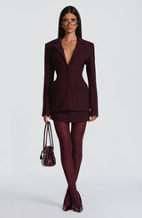 Fioreclo Rowella Blazer in Plum