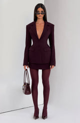 Fioreclo Rowella Blazer in Plum