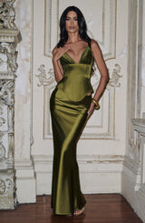 Fioreclo Rowyn Corset in Deep Olive