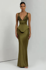 Fioreclo Rowyn Corset in Deep Olive
