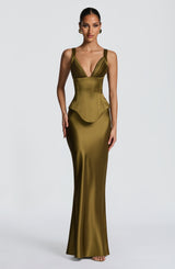 Fioreclo Rowyn Corset in Deep Olive