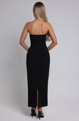 Fioreclo Roxana Midaxi Dress in Black
