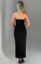 Fioreclo Roxana Midaxi Dress in Black