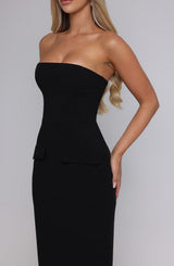 Fioreclo Roxana Midaxi Dress in Black
