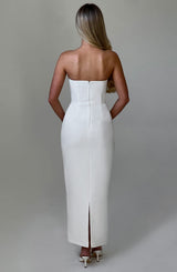 Fioreclo Roxelle Midaxi Dress in Ivory
