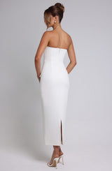 Fioreclo Roxelle Midaxi Dress in Ivory