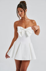 Fioreclo Rubina Playsuit in Ivory