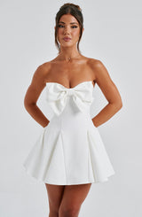 Fioreclo Rubina Playsuit in Ivory