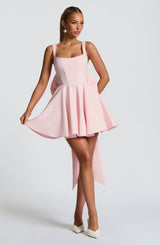 Fioreclo Ruella Mini Dress in Blush