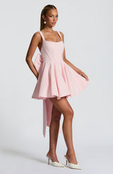 Fioreclo Ruella Mini Dress in Blush