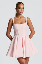 Fioreclo Ruella Mini Dress in Blush