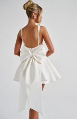 Fioreclo Ruella Mini Dress in Ivory