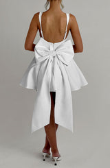 Fioreclo Ruella Mini Dress in Ivory