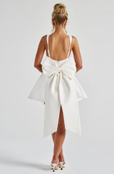 Fioreclo Ruella Mini Dress in Ivory