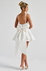 Fioreclo Ruella Mini Dress in Ivory