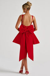 Fioreclo Ruella Mini Dress in Red