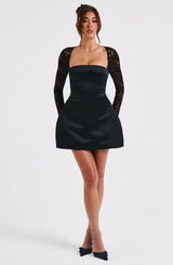 Fioreclo Sadira Mini Dress in Black