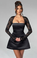 Fioreclo Sadira Mini Dress in Black