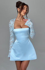 Fioreclo Sadira Mini Dress in Blue