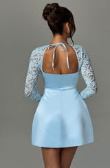Fioreclo Sadira Mini Dress in Blue