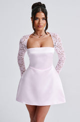 Fioreclo Sadira Mini Dress in Blush