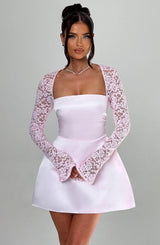 Fioreclo Sadira Mini Dress in Blush