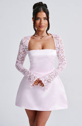 Fioreclo Sadira Mini Dress in Blush