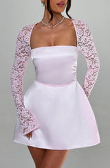 Fioreclo Sadira Mini Dress in Blush
