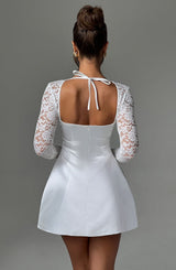 Fioreclo Sadira Mini Dress in Ivory