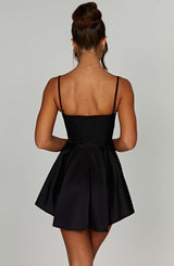 Fioreclo Saffrona Playsuit in Black