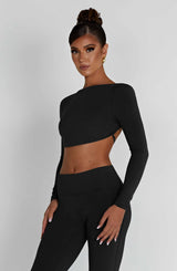 Fioreclo Sahrelle Top in Black