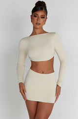 Fioreclo Sahrelle Top in Cream