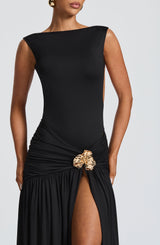 Fioreclo Sairina Maxi Skirt in Black