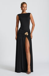 Fioreclo Sairina Maxi Skirt in Black